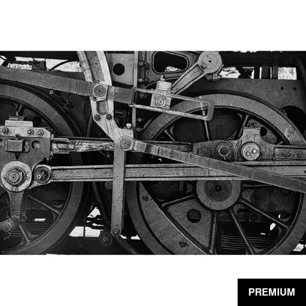 Wilko van Oostrum #56 | Räder Dampflokomotive 'Molli' Kühlungsborn, S/W, Fotografie