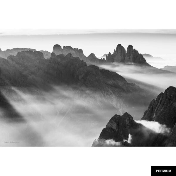 Fotografie von Lukas Schäfer #14 "Nebelstimmung Berg 2"