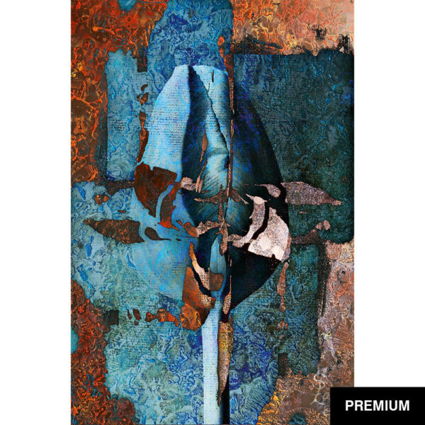 Ole Spannagel #12 | Blaue Tulpe; Tulipa-Serie; digitale Collage