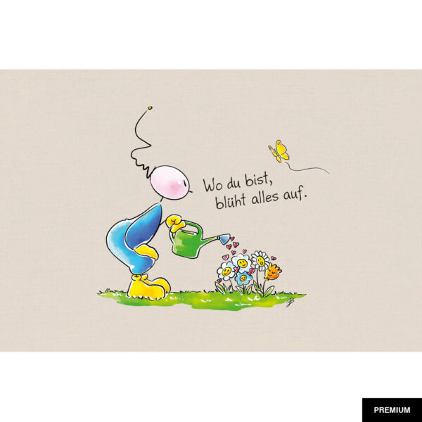 Oups #12 | Wo du bist, blüht alles auf; Illustration