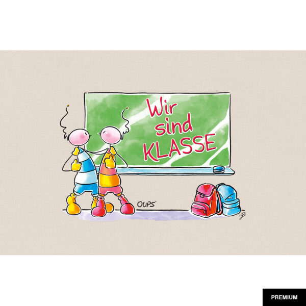 Oups #09 | Wir sind klasse; Illustration
